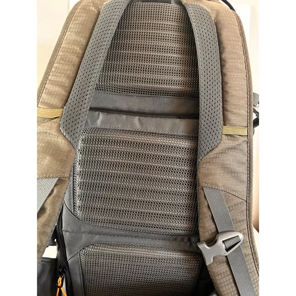 Lowepro Flipside Trek BP 450 AW DSLR Camera Hiking Backpack Gray Green